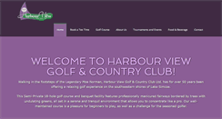 Desktop Screenshot of harbourviewgolfclub.com